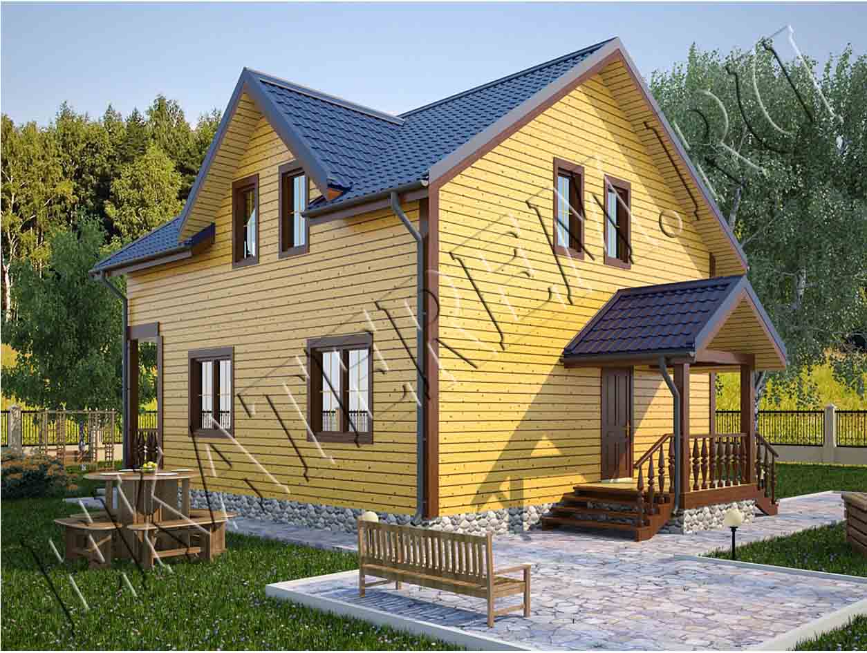 Строительство домов из профилированного бруса в Новосибирске